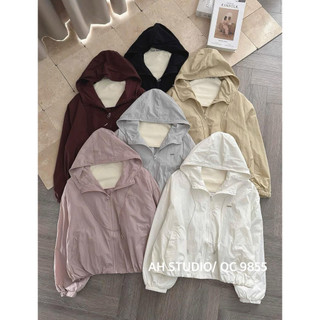  Áo khoác dù gió 2 lớp hàng Quảng Châu 9855 