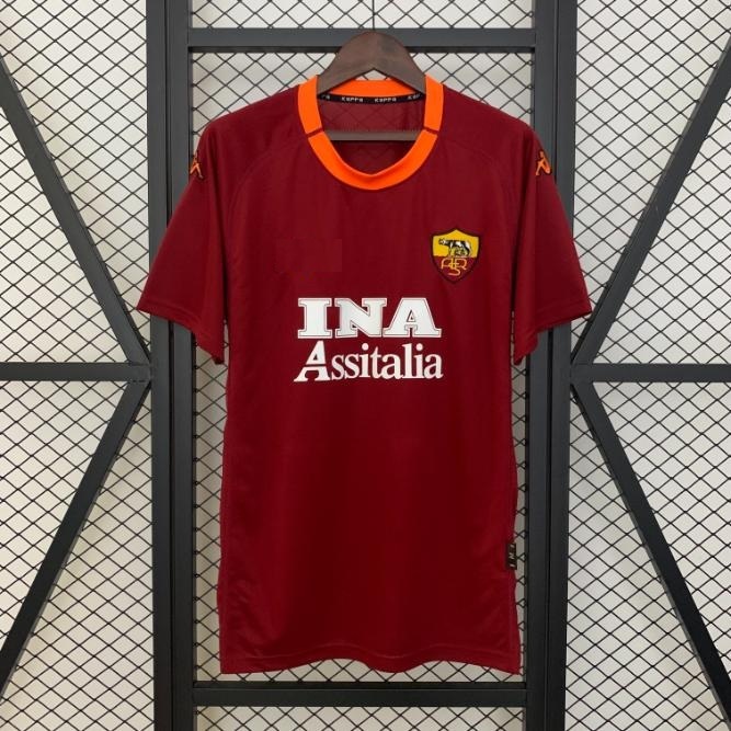 Áo Bóng Đá - Retro As Roma - Năm 2000/2001 - Sân Nhà
