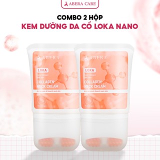   Combo 2 Hộp  Kem Dưỡng Da Cổ Loka Nano Collagen Abera 50ml – Dưỡng Ẩm Hỗ Trợ Làm Mềm Vùng Cổ - LOKA NANO Shop 