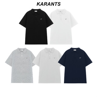  Áo Polo Trơn Logo Kim Loại Karants Cotton Cá Sấu 250gsm Premium Form Oversize Nam Nữ Unisex Menswear- KR215 