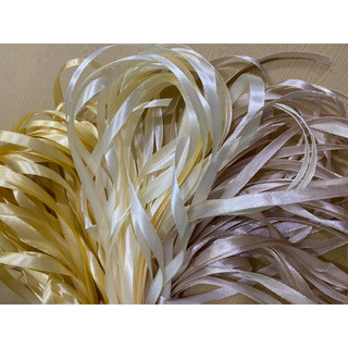 [BÓ 10 MÉT] Ruy băng lụa bản rộng 5mm - 6mm [nguyên liệu handmade]