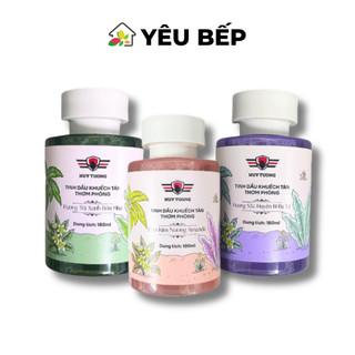 Tinh dầu Huy Tưởng thơm phòng thiên nhiên khuếch tán thơm mát nhẹ, thư giãn sang trọng 180ml