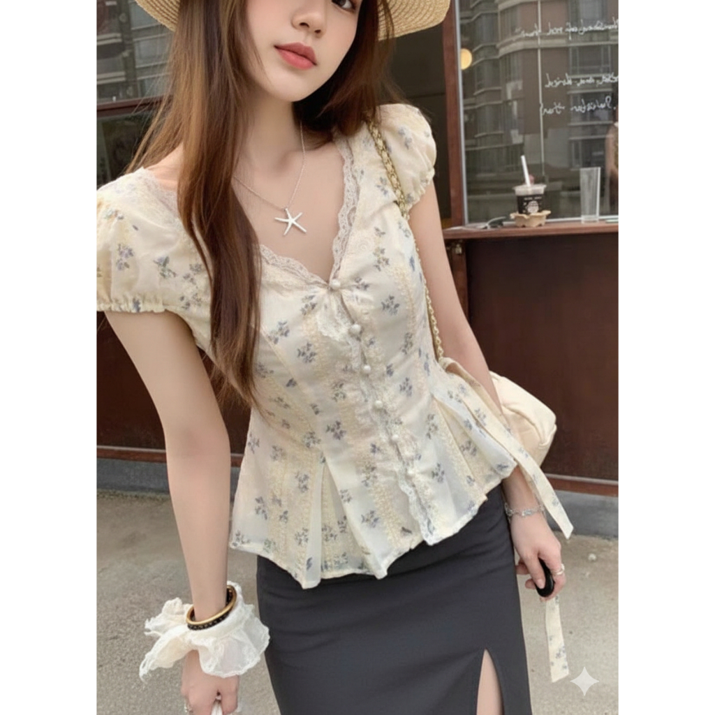 áo kiểu nữ ngắn tay bigsize, áo sơ mi cổ v size 55-90kg dành cho chị e chuppy béo mập xinh xắn ac18