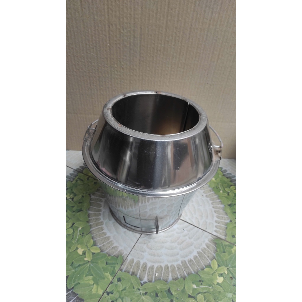 Bếp Thường LOẠI 2 Lót Inox - Bếp Than Lu Quay vịt 80,90, 100, lu điện xoay 850,680