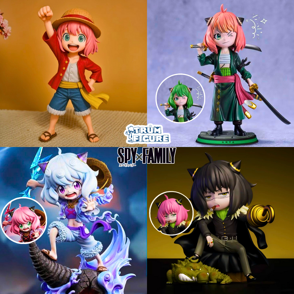 Mô hình Spy x Family -  Anya Forger Cosplay One Piece  - Full Box Trùm Figure