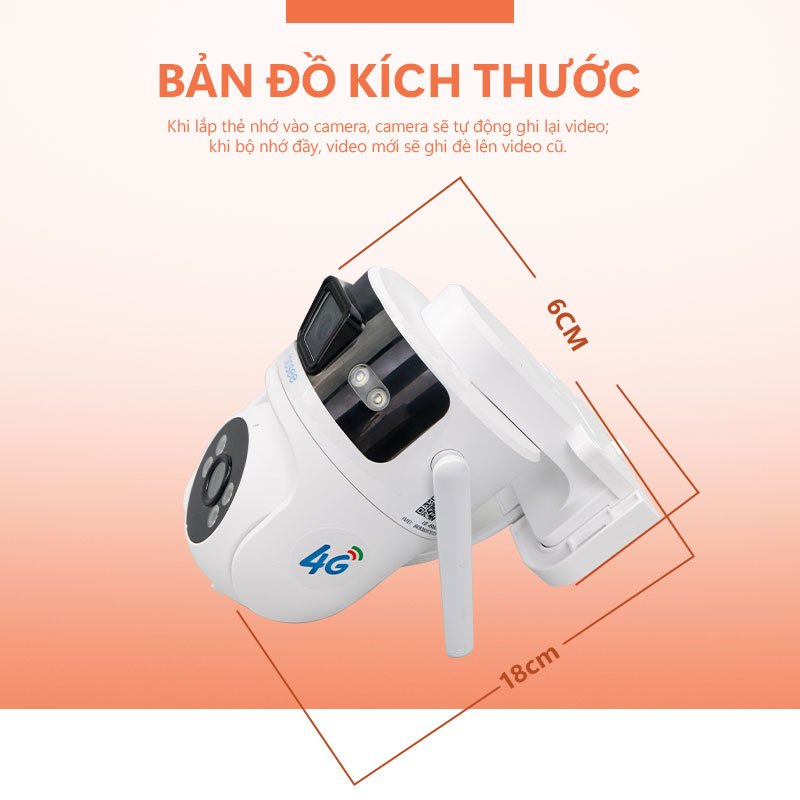 Aegis Home Store 4G SIM  camera wifi ban đêm yoosee camera camera ngoài trời webcam camera yoosee 2 mắt | BigBuy360 - bigbuy360.vn