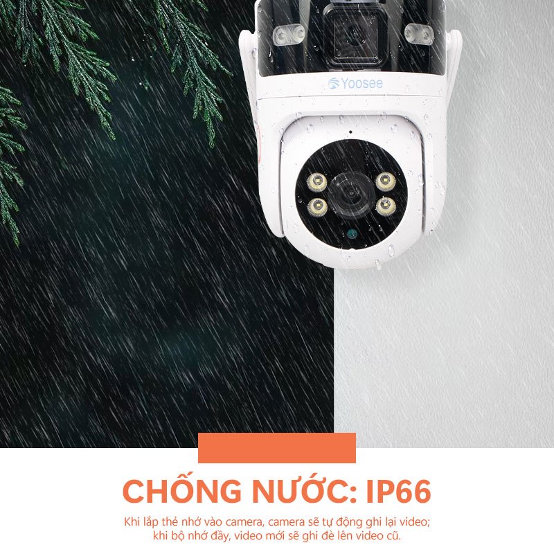 Aegis Home Store 4G SIM  camera wifi ban đêm yoosee camera camera ngoài trời webcam camera yoosee 2 mắt | BigBuy360 - bigbuy360.vn