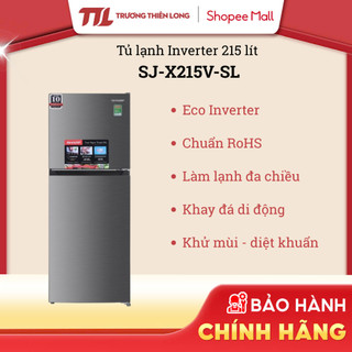 SJ-X198V-SL | SJ-X215V-SL | SJ-X270V-SL - Tủ Lạnh Inverter Sharp SJ-X198V-SL | SJ-X215V-SL | SJ-X270V-SL  [FREESHIP HCM]