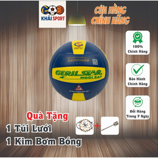 BÓNG CHUYỀN SAPPHIRE (2 Sao) - Chính Hãng Geru Star (Tặng Lưới & Kim Bơm)
