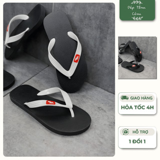   HOẢ TỐC  Dép kẹp nam cao cấp kiểu dáng xỏ ngón họa tiết tông hươu sang trọng. 