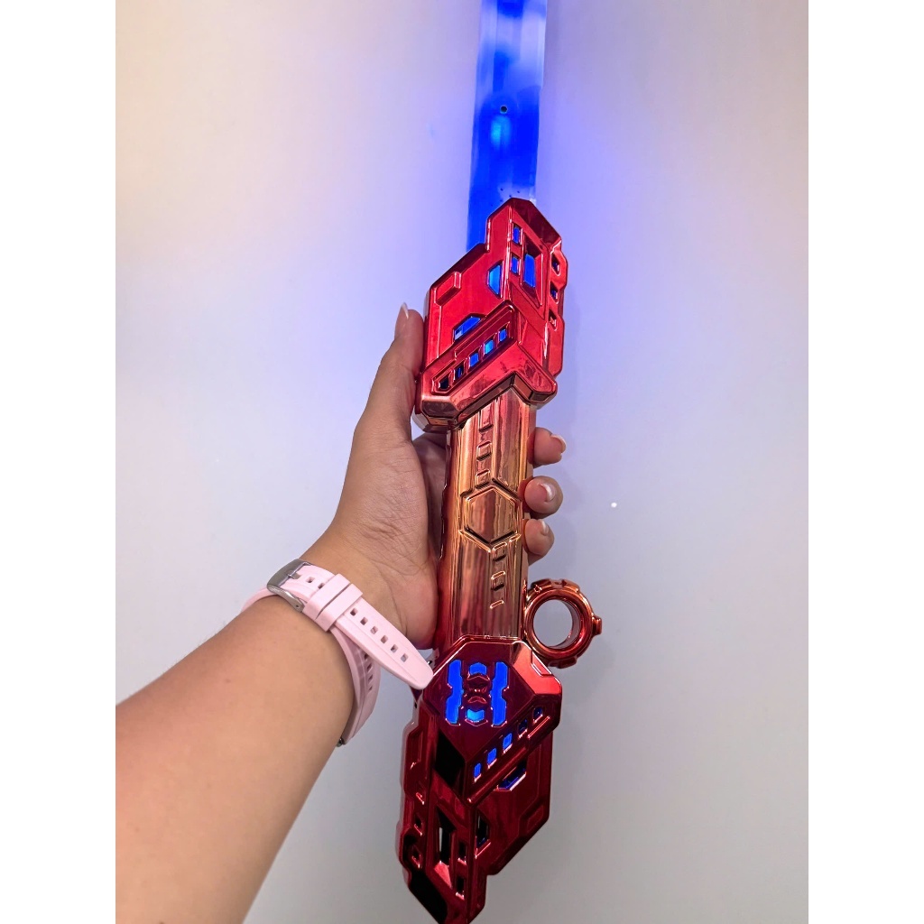 Kiếm Phát Sáng LED 7 Màu Leiteng – Xoay 360°, Sạc Type-C, Đồ Chơi Biểu Diễn Cho Bé Dài 61cm