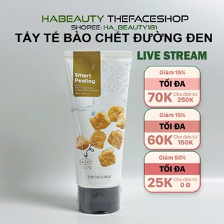  Tẩy tế bào chết cho da dầu hỗn hợp The Face Shop Smart Peeling Honey Black Sugar Scrub 120ml da chết Hà Beauty 