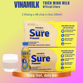   2 thùng  Sữa bột pha sẵn Sure Prevent Gold 1 Thùng 24 Chai x 200ml 