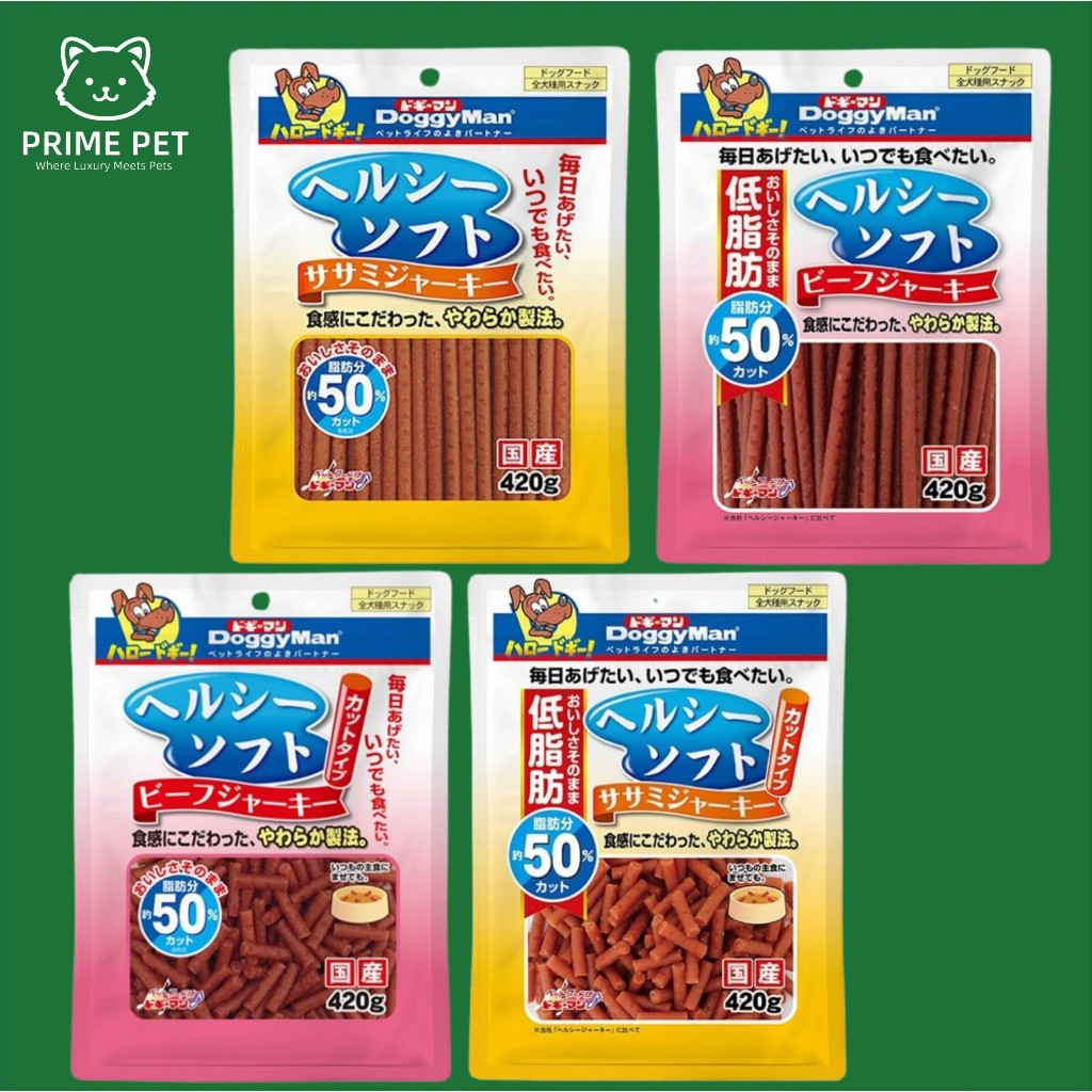 DoggyMan - Snack Bánh Thưởng Mềm Bổ Sung Protein Cho Chó 420g