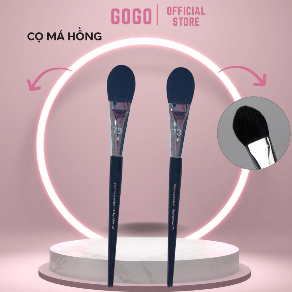  Cọ Sephora 73 đánh má hồng highlight phủ lông mềm chuyên dùng cho makeup chuyên nghiệp 