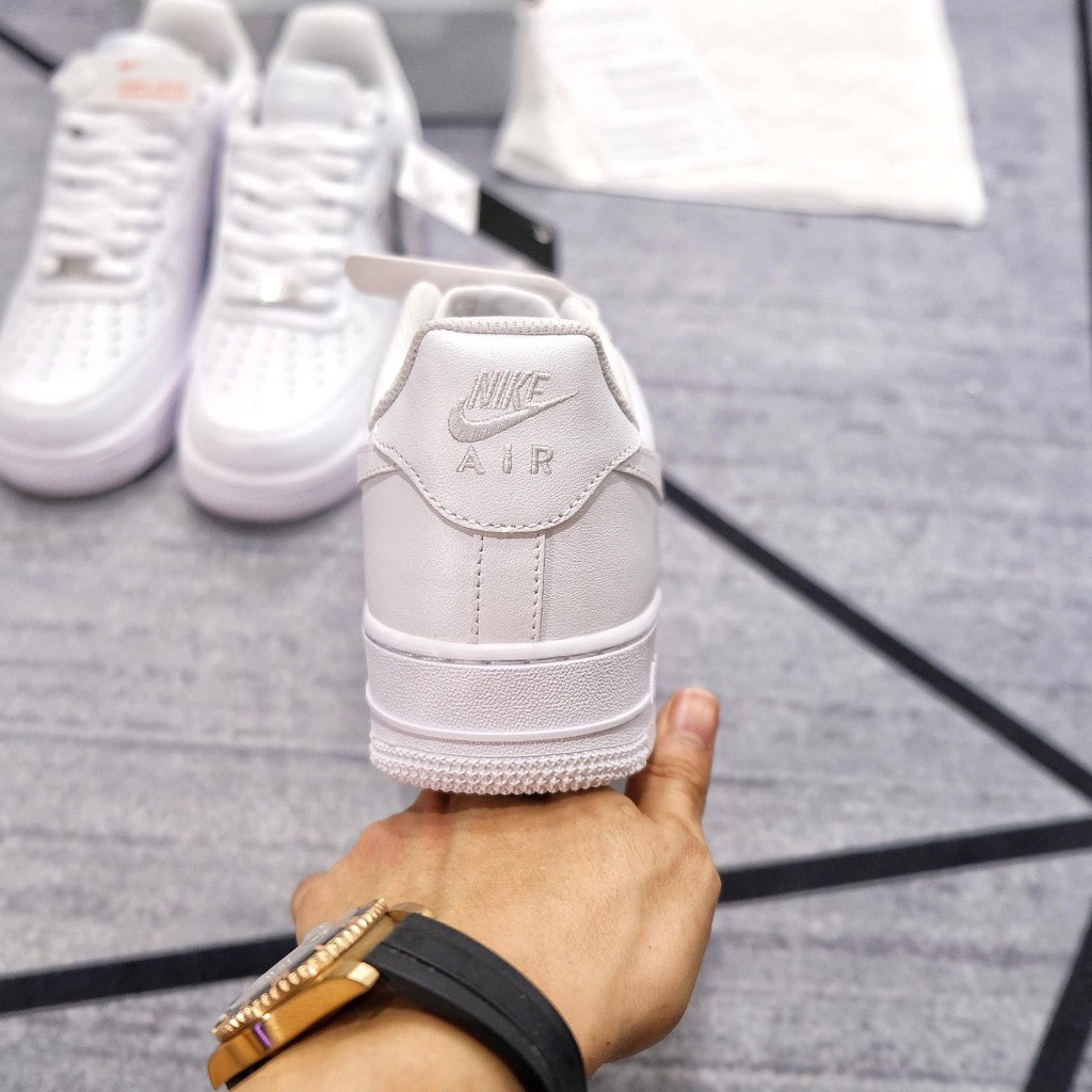 Giày Thể Thao Sneaker Full Trắng Hàng Đẹp Phong Cách Basic Đế Tăng Chiều Cao Đủ size Nam Nữ. | BigBuy360 - bigbuy360.vn