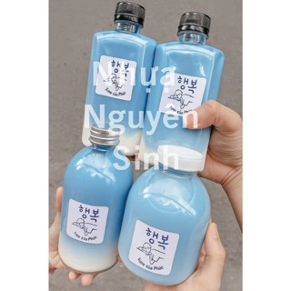   Hoả Tốc HN  COMBO 100 CHAI NHỰA 100ML 250ML 300ML 330ML 400ML 500ML 1000ML kèm nắp đựng trà sữa sữa hạt sữa chua 