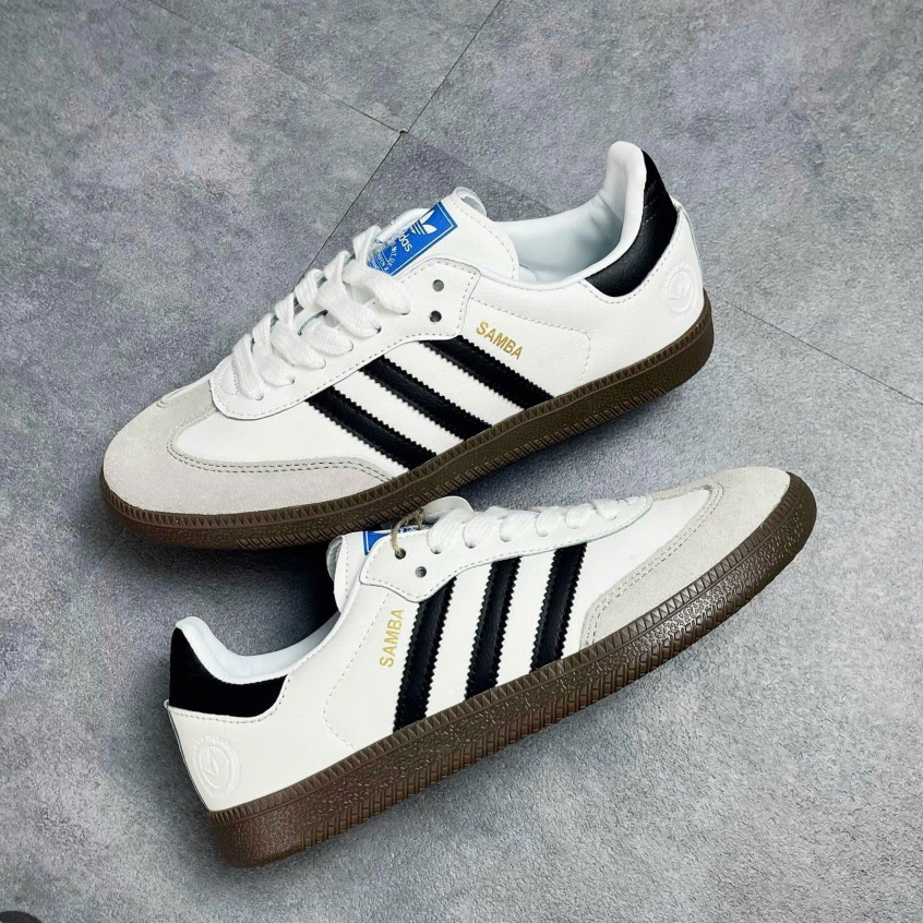 Giày Adidas Samba White Black Nam Và Nữ, Giày Samba Hàng Đẹp Được Kiểm Tra hàng Full Box Bill. | BigBuy360 - bigbuy360.vn