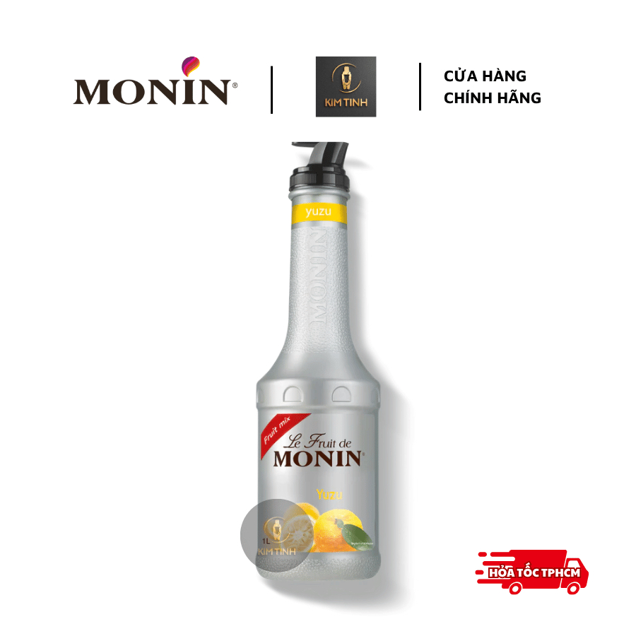 Mứt Sệt Monin Yuzu 1L | Monin Yuzu Puree | Le Fruit de MONIN Yuzu [Chính Hãng]
