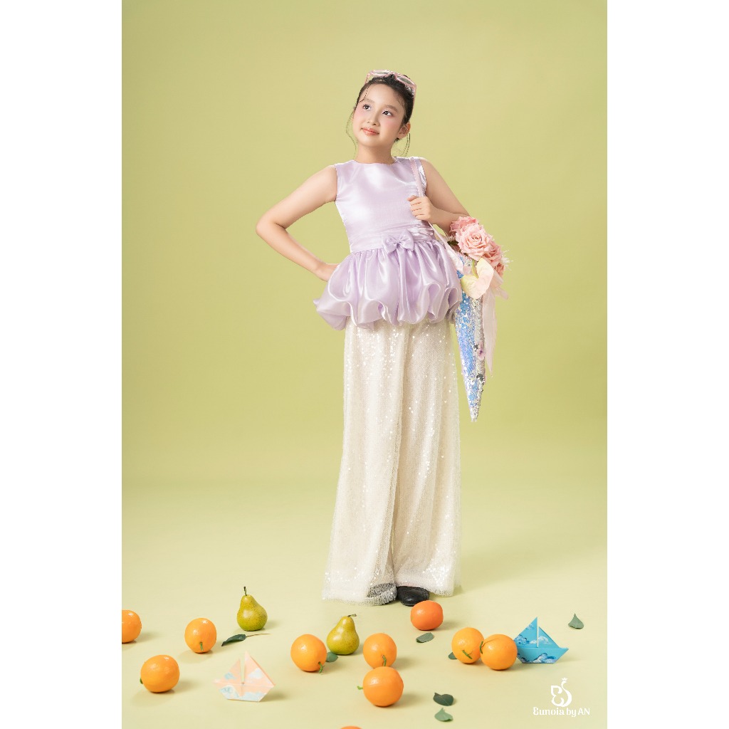 Set Áo bí - quần Sequin cho bé gái - Sắc 10 - Eunoia By An