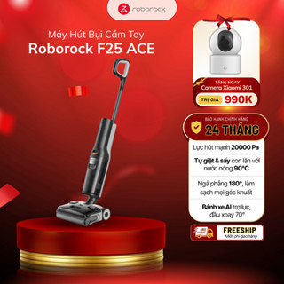  Máy Hút Bụi Lau Nhà Cầm Tay Roborock F25 ACE Tự Giặt Giẻ Gập 180° - Lực Hút 20000Pa - Bảo Hành 2 Năm 