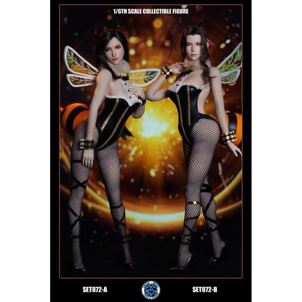 MÔ HÌNH SUPERDUCK  TIFA & AERITH  1/6 SILICON FIGURE