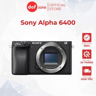  Máy Ảnh Sony Alpha A6400 Body Đen -Tặng kèm thẻ nhớ 64GB - Hàng Chính Hãng 