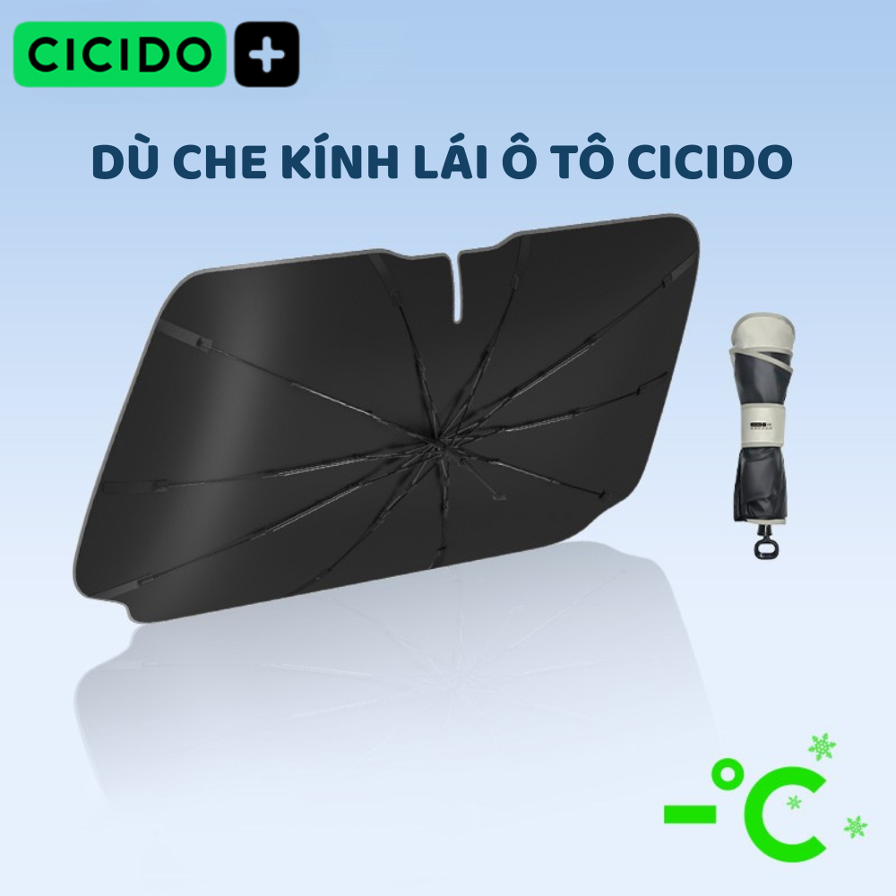 Dù Che Nắng Kính Lái Ô Tô Cicido, Ô Che Kính Lái Ô Tô Cao Cấp- Chông Nắng, Tia UV Hiệu Qủa chính hãn