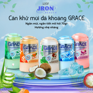  Lăn Khử Mùi Đá Khoáng Grace 70gr Ngăn Tiết Mồ Hôi Cho Vùng Da Dưới Cánh Tay Giúp Da Khô Thoáng Thái Lan - Jron Beauty 