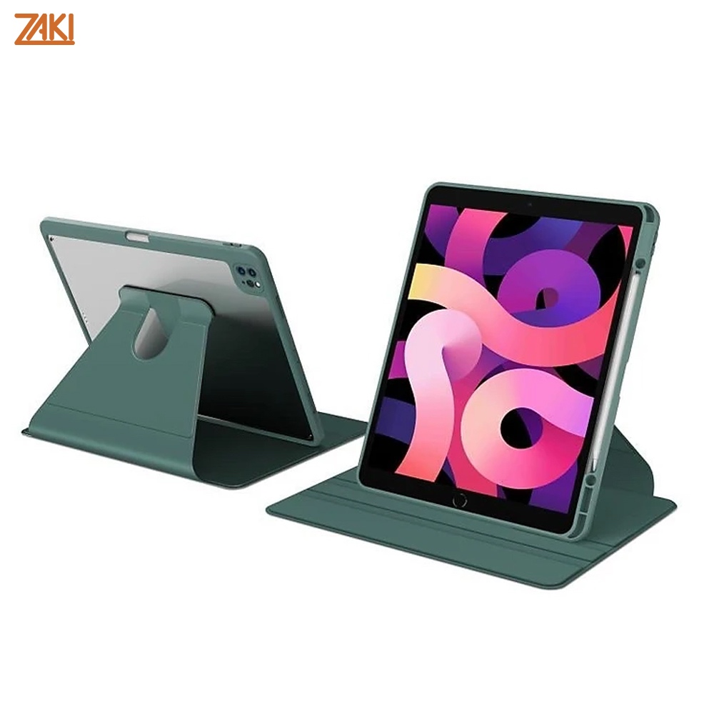 Bao Da Zaki ThinFit 360 Rotate iPad Case cho iPad Air 11"/Air 5/Air 4 có ngăn đựng bút