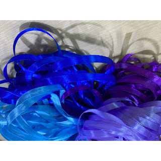 [BÓ 10 MÉT] Ruy băng lụa bản rộng 5mm - 6mm [nguyên liệu handmade]