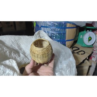 Combo 5 Cóng tre đựng kê, lúa cho cu gáy