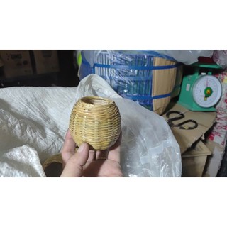 Combo 5 Cóng tre đựng kê, lúa cho cu gáy