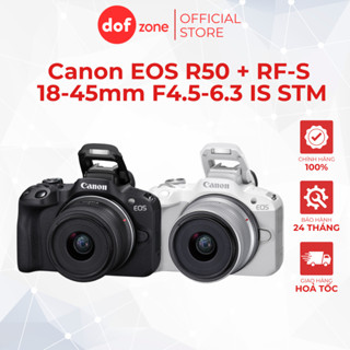 Máy ảnh Canon EOS R50 + RF-S 18-45mm IS STM - Chính hãng BH 24 tháng