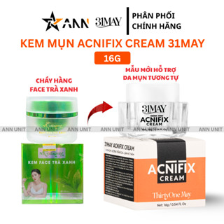   Chính Hãng  Kem Face Mụn Trà Xanh N Collagen - Kem Mụn Acnifix Cream 31may 