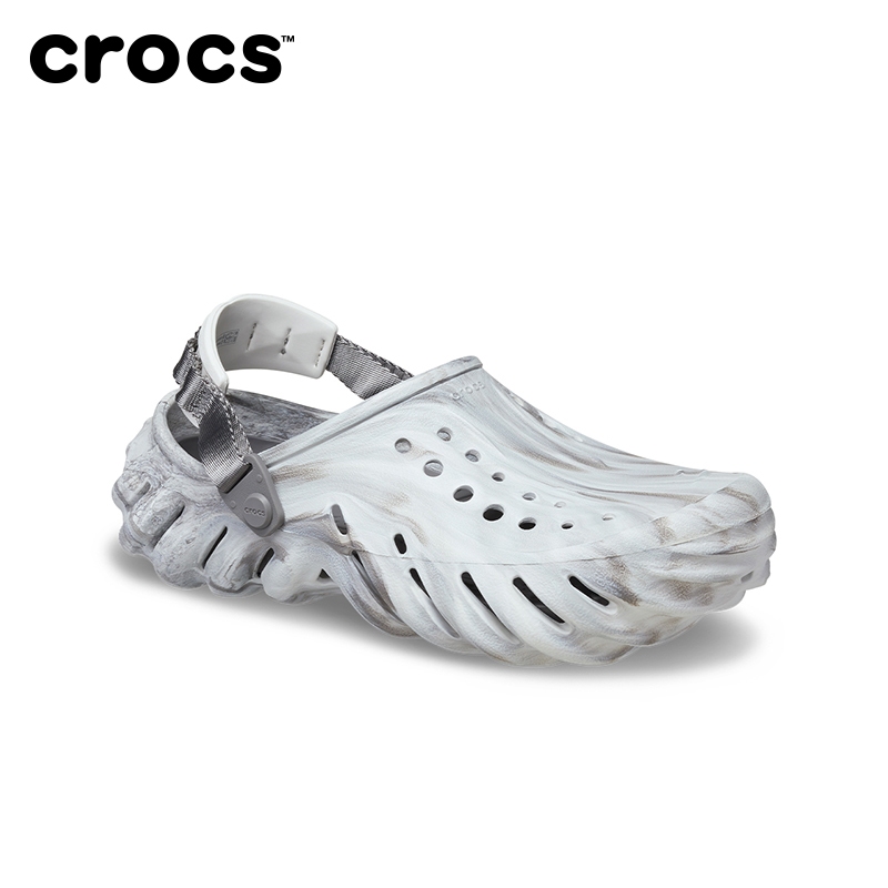 CROCS Thời Trang Giày Clog Unisex Crocs Echo Marbled Giày