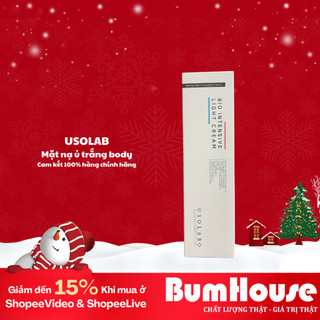  Kem Body Trắng Da USOLAB Bio Intensive Light Cream 250ml_Nâng Tone Giúp Sáng Da 