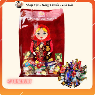   Chính Hãng Kẹo Socola Mix 8 Vị Của Nga Gói 500g Date Mới Hàng Chuẩn 