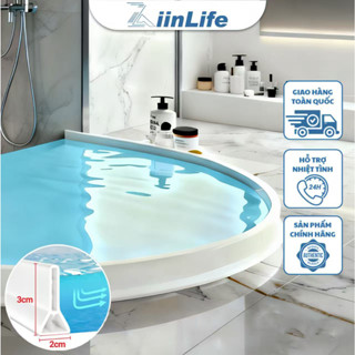 ZiinLife Dải Chặn Nước Silicon Chống Tràn Đa Năng - Cho Nhà Tắm, Bồn Cầu, Bồn Rửa & Máy Giặt
