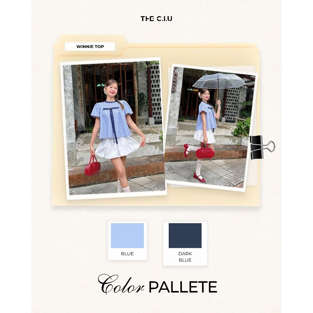 Áo kiểu babydoll sọc viền bo cổ tay phồng phối nơ THE C.I.U, áo thiết kế nữ chất cotton sọc form rộng dễ phối – Winnie T | BigBuy360 - bigbuy360.vn