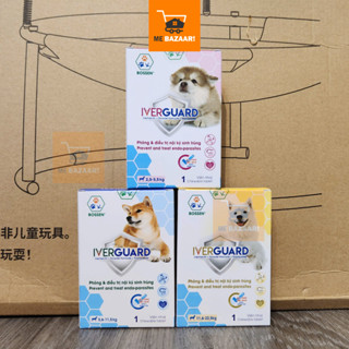 BOSSEN - IVERGUARD Xổ Giun Sán, Phòng Giun Tim, Giun Đũa, Giun Móc cho Chó (Giá 1 Viên)