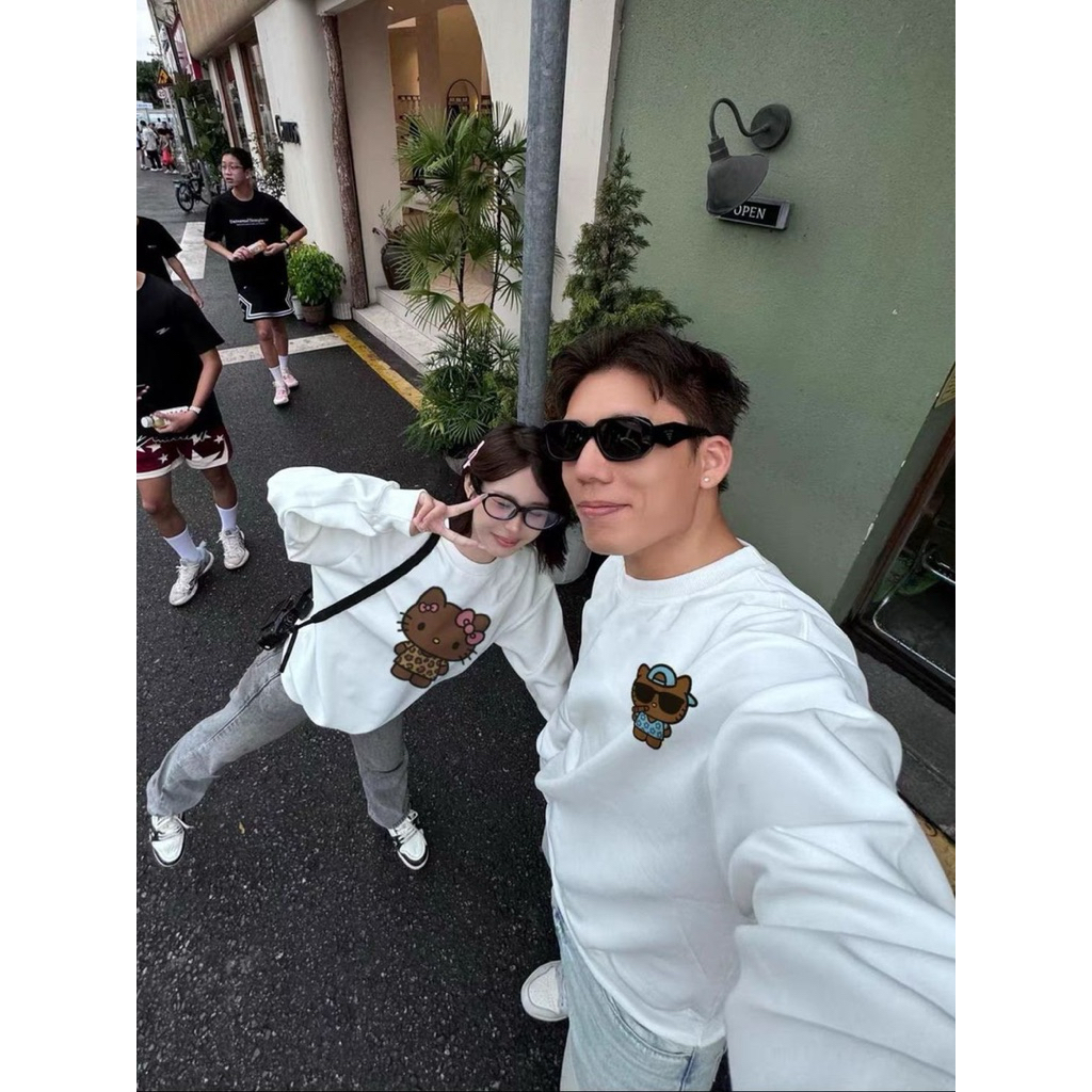 Áo đôi swt nam nữ hello kitty