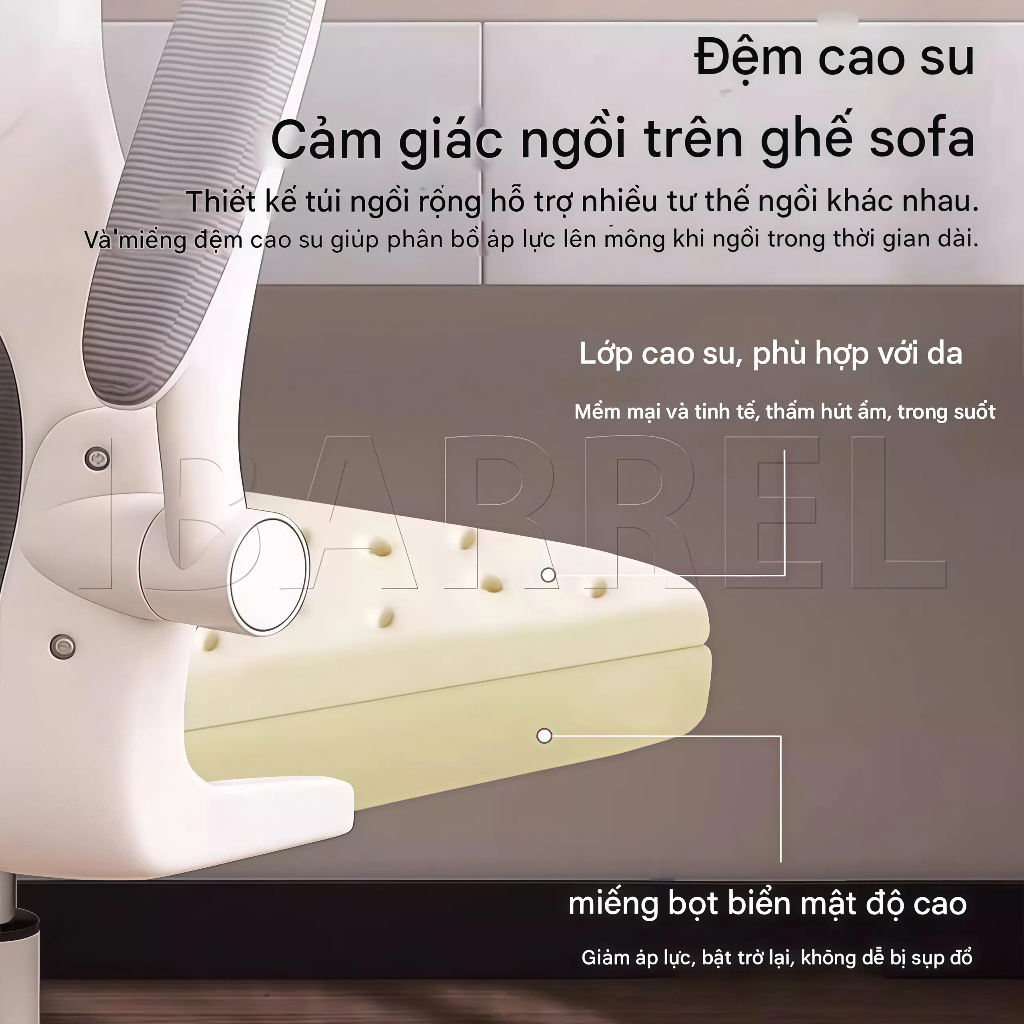 IB Ghế văn phòng Ghế chơi game Tựa lưng cao Có thể điều chỉnh độ cao Xoay 360° Giá rẻ Nâng cấp mới | BigBuy360 - bigbuy360.vn