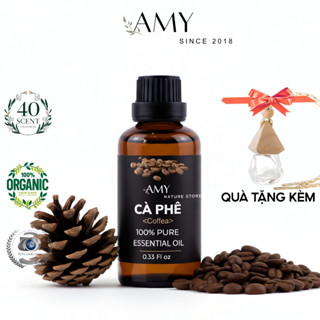 Tinh dầu cà phê thiên nhiên nguyên chất 100 ml - xông phòng treo xe đuổi muỗi khử mùi làm nến thơm