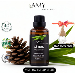 Tinh dầu lá dứa nguyên chất xông phòng 100ml đuổi muỗi,thơm phòng,làm nến thơm,khử mùi