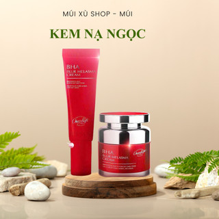   CHÍNH HÃNG  Kem Nạ Ngọc Múi Xù  Nạ Ngủ X2  Cheesesoft BHA Blur Melasma Cream  Hũ 15g+ Tuýp 15g  Dưỡng Trắng Sáng Mịn Da 