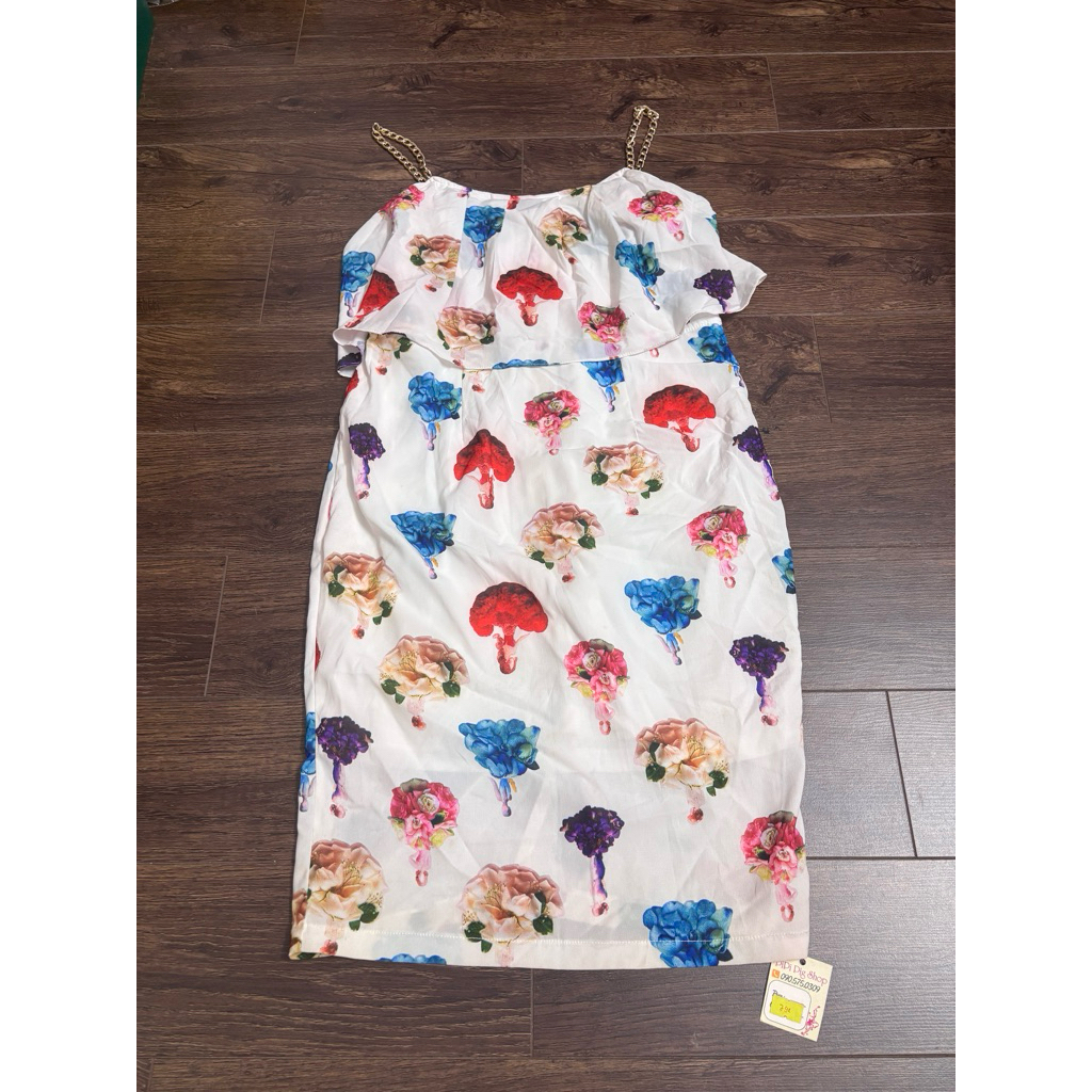 new. đầm body hoa dưới 52kg. q21