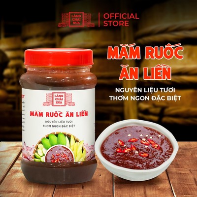 [HỦ 260G] Mắm ruốc ăn liền (có me tươi chua chua rất ngon) Làng Chài Xưa nguyên liệu tươi ngon