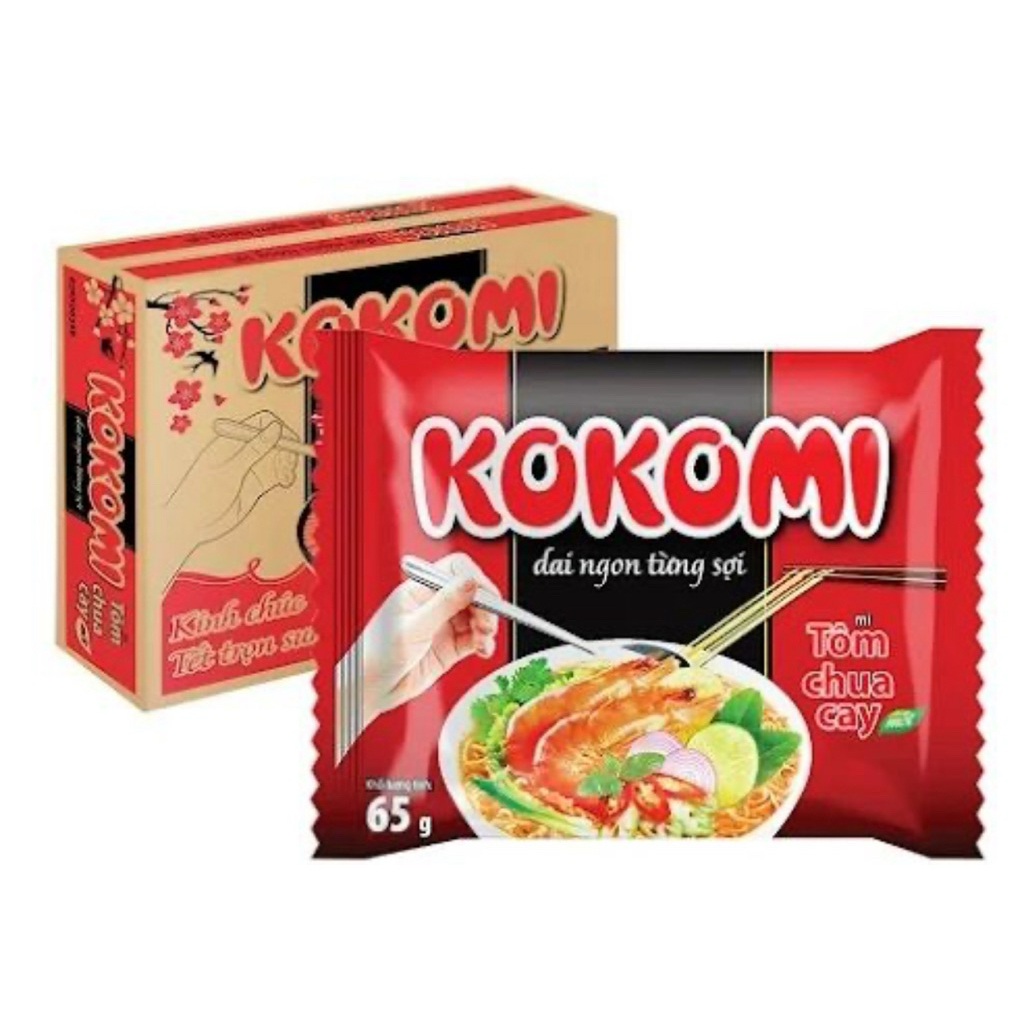 1 thùng mì kokomi 65g/90g