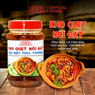 Kho quẹt nồi đất đặc biệt Làng Chài Xưa 250g/hủ thơm ngon full topping chấm với rau, cơm cháy